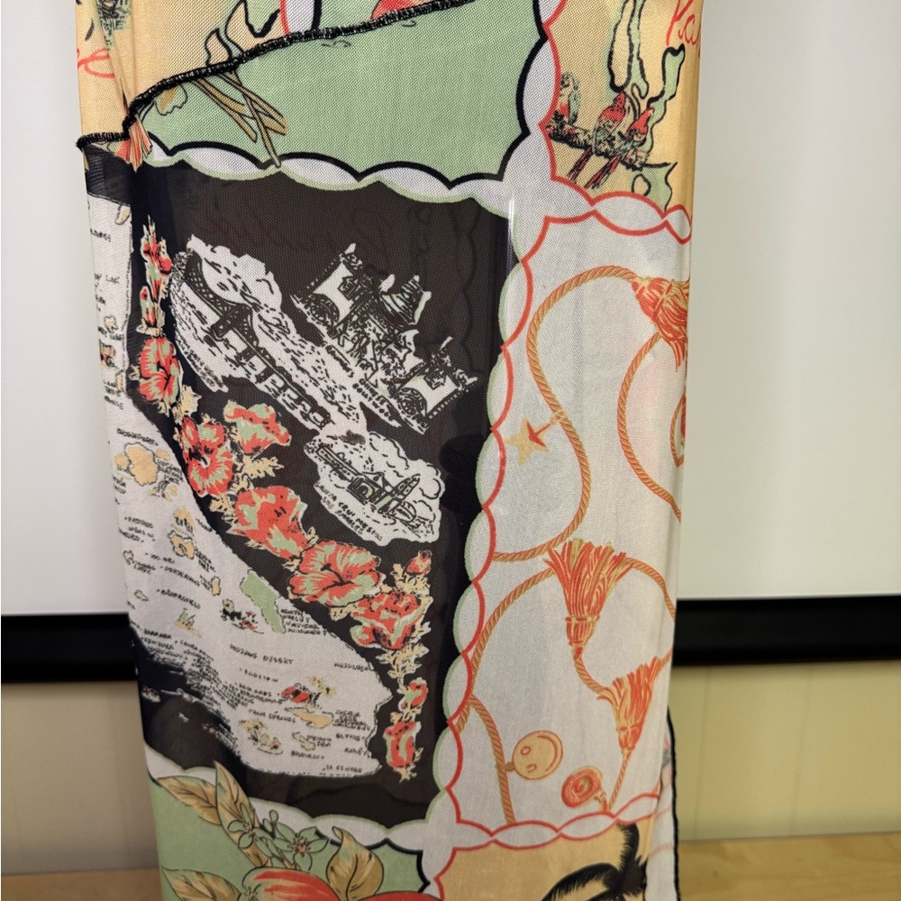 Urban Outfitters Floral California Print Slip Dress - Picture 6 of 14